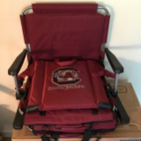 Pair of South Carolina Game Cox Stadium Seats with Storage in the Back - Great Condition