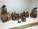 Large Lot of Collectible Boyd’s Bears & Friends Figurines & mug in Box