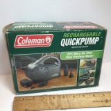 Coleman Rechargeable Quick Pump in Box - Inflates & Deflates