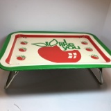 1974 “I Like You” Apple Metal TV Tray