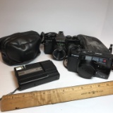 Lot of Vintage Cameras by Weston, Kodak & Canon