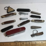 Lot of Misc Pocket Knives & Nail Clippers