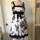 Pretty Brown & White Summer Dress by Ruby Rox Size 5