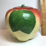 Vintage Apple Cookie Jar