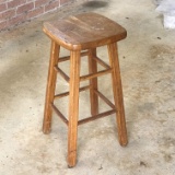 24” Wooden Stool