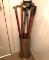 Lot of Awesome Walking Sticks/Canes in Brass Bucket