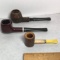 Lot of 3 Vintage Smoking Pipes