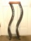Curvy Metal, Wicker & Wooden DVD Stand