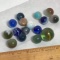 Lot of Vintage Marbles & Shooter