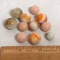 Lot of Vintage Peach & Orange Marbles
