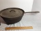 Vintage Cast Iron Footed 12” Long Handled Frying Pan with Heavy Lid