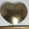 Heavy Vintage Heart Solid Brass Box