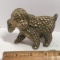 Solid Brass Poodle Figurine