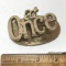 “At Once” Solid Brass Clip