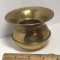 Small Vintage Brass Personal Spittoon
