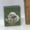 Enamel & Brass Oriental Lidded Box