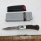 Barlow Pocket Knife with Box & Sheath “Milliken” Etched in Side