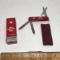 Swiss Executive Knife with Box & Sheath “Milliken” Etched in Side