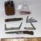 Lot of Misc Vintage Pocket Knives & Manicure Set