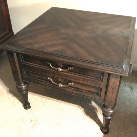 Vintage Henredon Single Drawer End Table