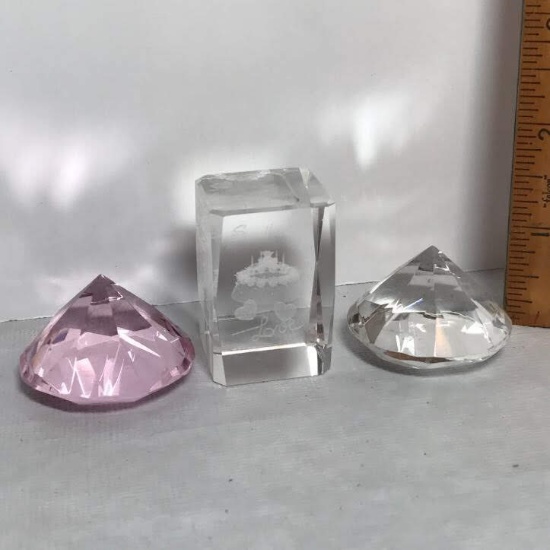 3 pc Crystal Set