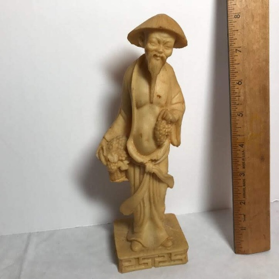 Vintage Carved Oriental Figurine