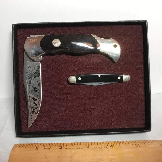 American Wildlife Collection Pocket Knife Set in Box