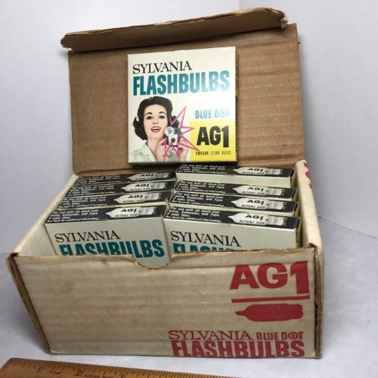 Box of Vintage Sylvania Flashbulbs - Unused