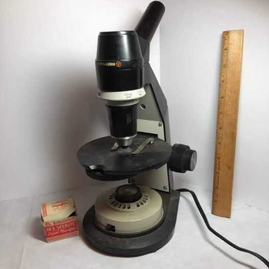Vintage Bausch & Lomb Microscope
