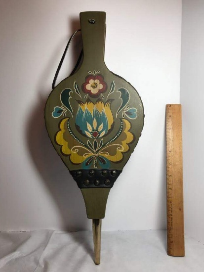 Hand Painted Wooden Bellows