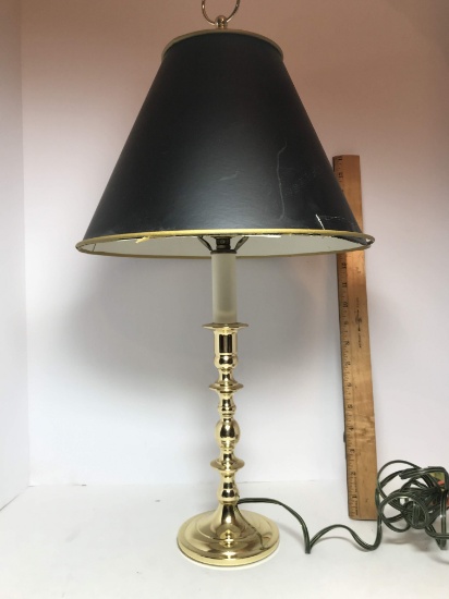 Brass finish Candlestick Lamp