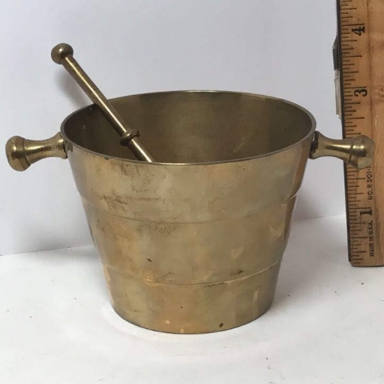 Brass Mortar & Pestle