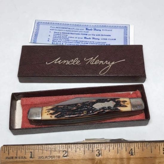 Schrade Uncle Henry Pocket Knife with Box
