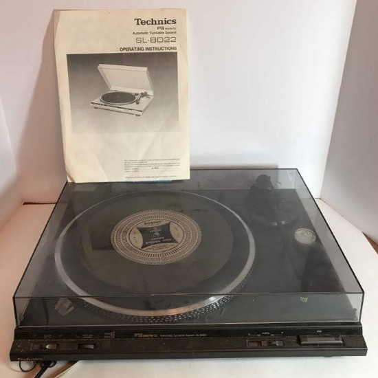 Technics FG Servo Automatic Turntable System SL-BD22 with Instructions