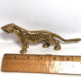 Solid Brass Tiger Figurine