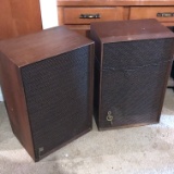Pair of Silvertone 3 Way Speakers Model No. 7486
