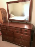 Drexel Mahogany Dresser With Mirror