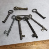 Lot of Antique Skeleton Keys