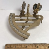 Vintage Brass Nautical Sextant
