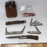 Lot of Misc Vintage Pocket Knives & Manicure Set