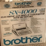 SX-4000 Electronic LCD Display Typewriter with Dictionary in Box