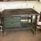 Vintage Metal 2-Drawer Shop Desk