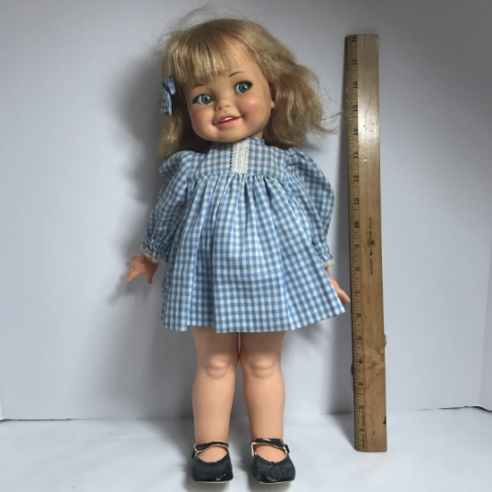 1966 Ideal Toy Corp. Blonde Doll with Green Eyes