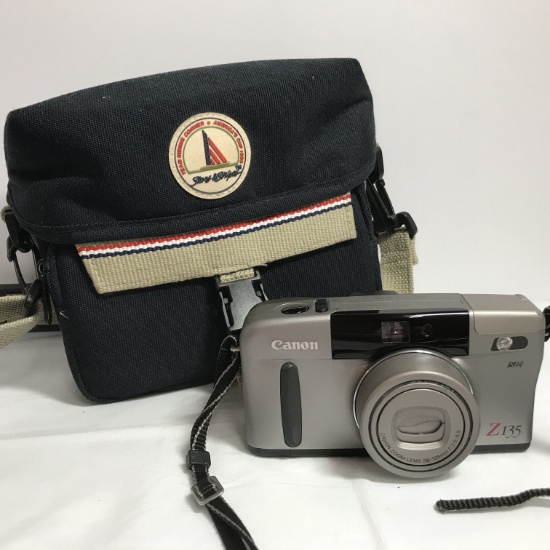 Canon Sure Shot Z135 Camera with Case