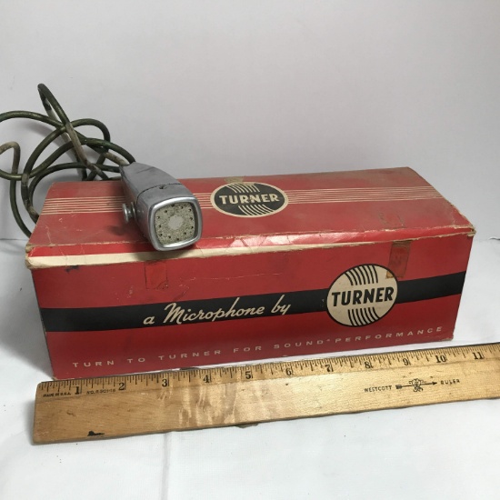 Vintage Turner Microphone with Box