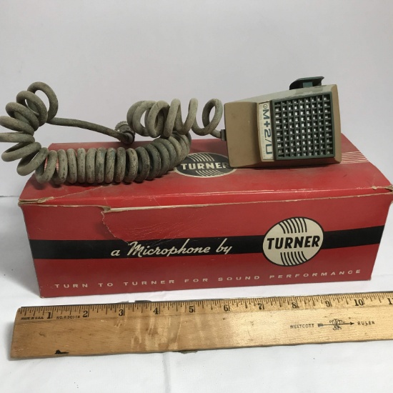 Vintage Turner M+2/u Microphone with Box