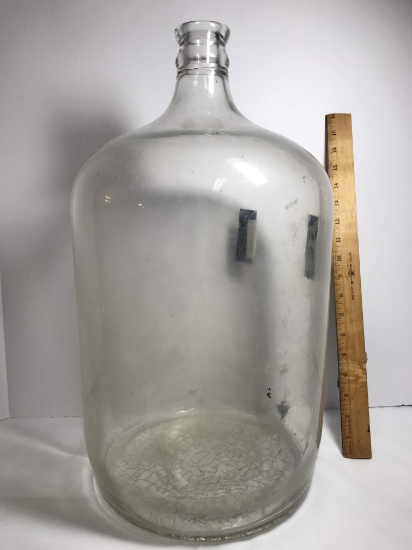 Large Vintage Heavy 5 Gallon Glass Bottle