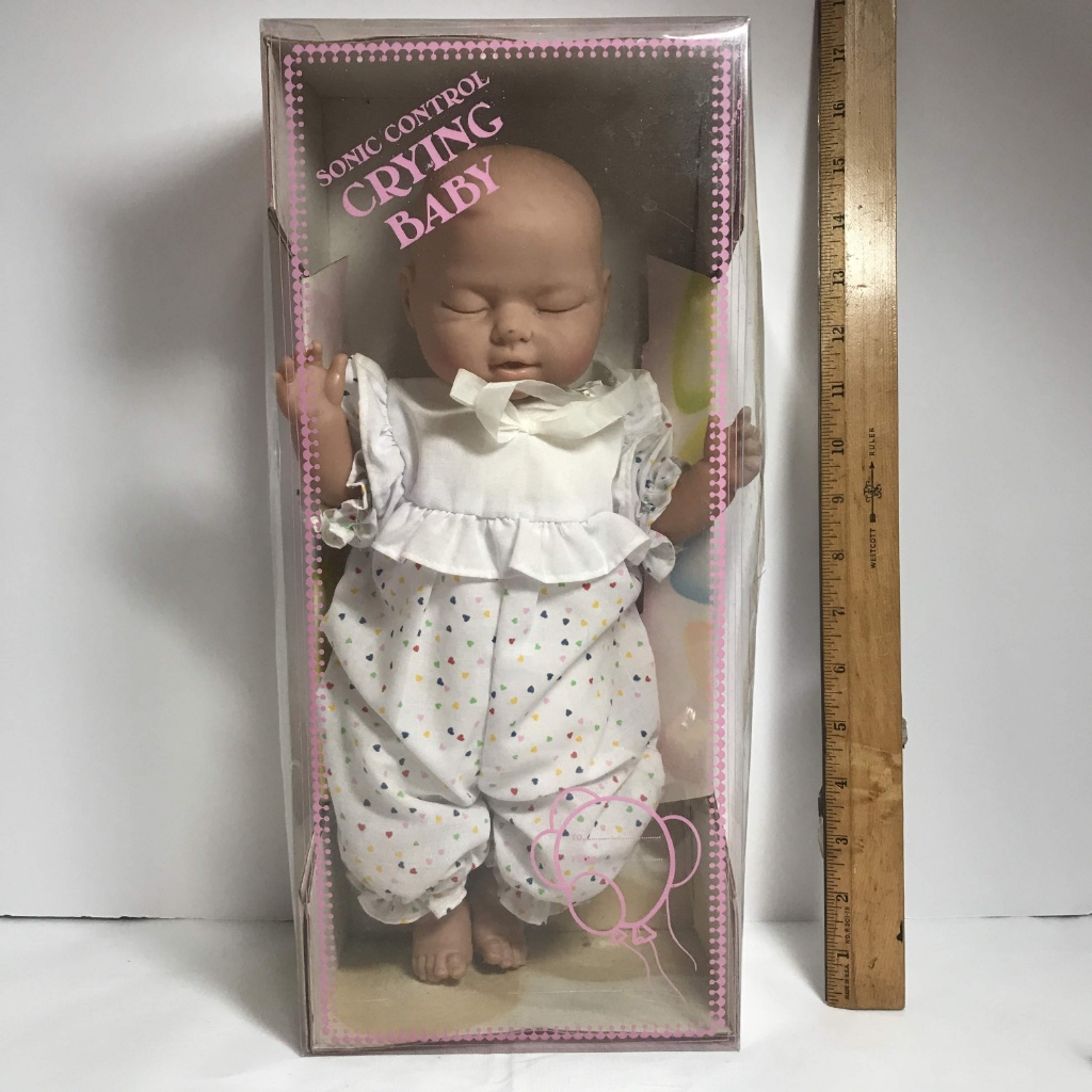 vintage crying baby doll