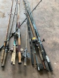 Large Lot of Fishing Poles