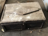 Antique Wooden Tool Box Full of Antique Tools, Hand Tools, Leather Tool Bags & MORE